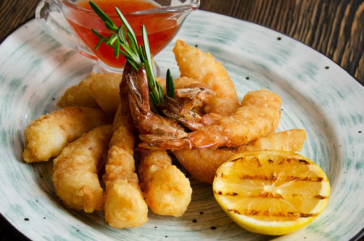 Креветки в темпуре