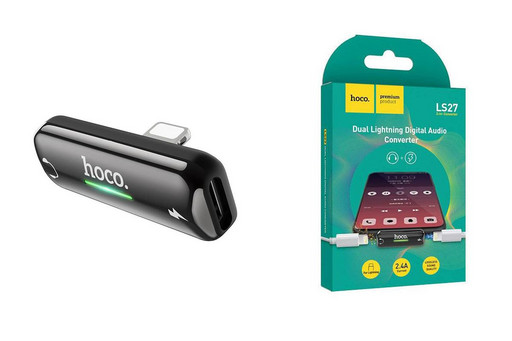 Переходник Hoco LS27 ( Lightning-Lightning )