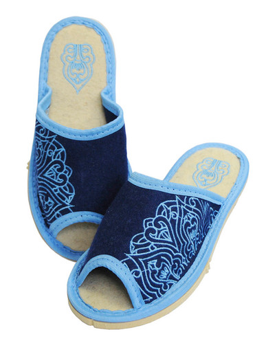 Тапочки открытые "Морозное кружево" жен.