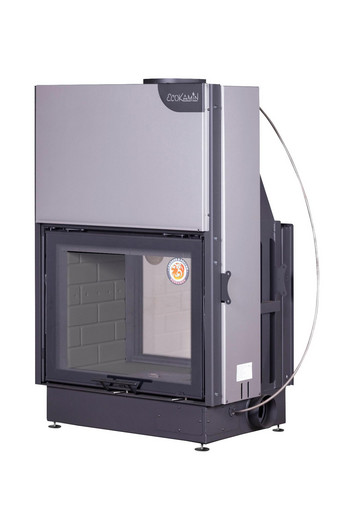 Топка ВЕГА 800 TВ туннельная черный шамот