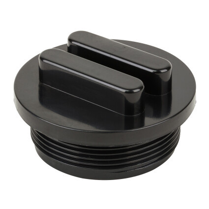 Боковая вентильная заглушка AquaViva 2,0" черная (01013101)