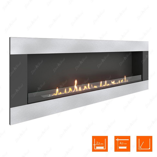 Биокамин SteelHeat GRAND-H 1800 (Стекло)