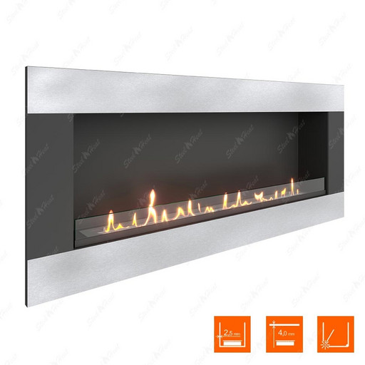 Биокамин SteelHeat GRAND-H 1500 XL (Стекло)