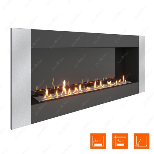 Биокамин SteelHeat GRAND-V 1500 XL (Стемалит)