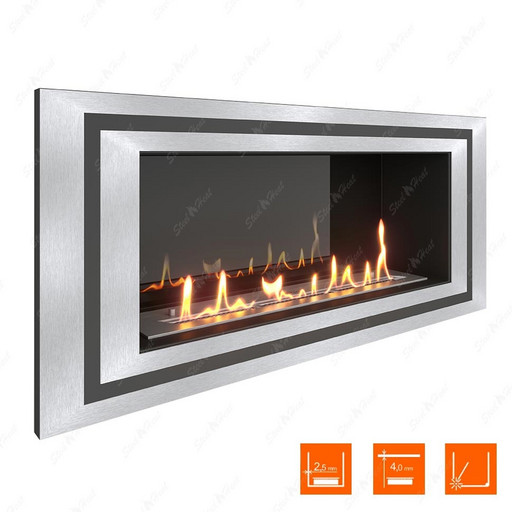 Биокамин SteelHeat LONG-D 900 XL (Стемалит)