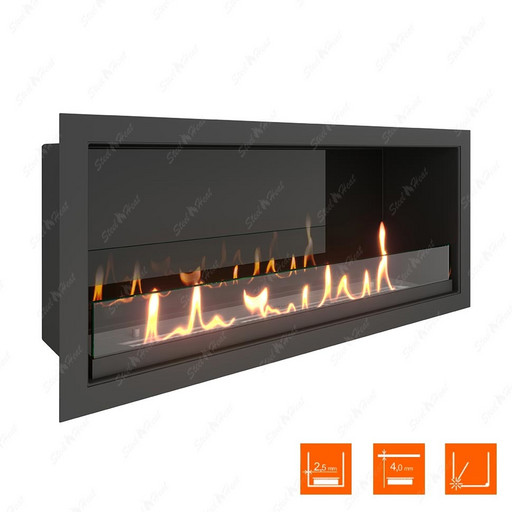 Биокамин SteelHeat LEADER 700 XL (Стекло + Стемалит)