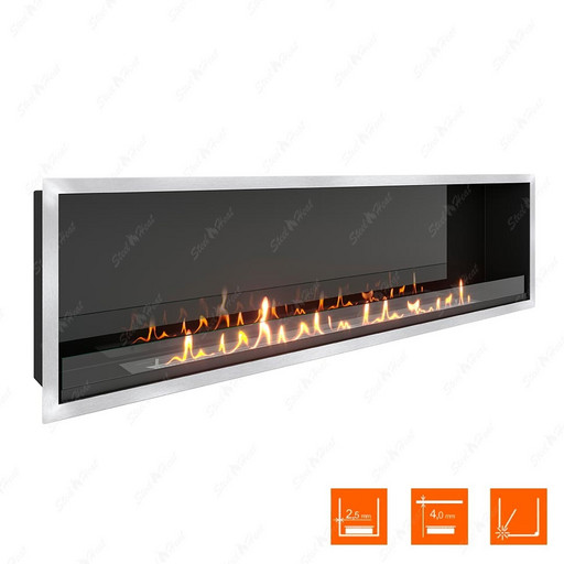 Биокамин SteelHeat LEADER-SH 1600 (Стекло + Стемалит)