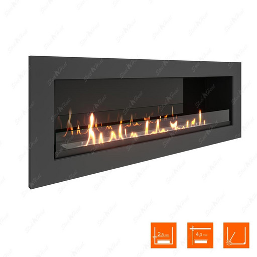 Биокамин SteelHeat ONE 1100 XL (Стекло + Стемалит)