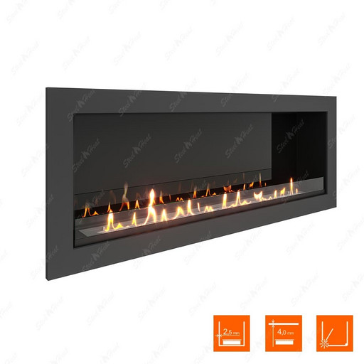 Биокамин SteelHeat ONE 1400 XL (Стекло + Стемалит)