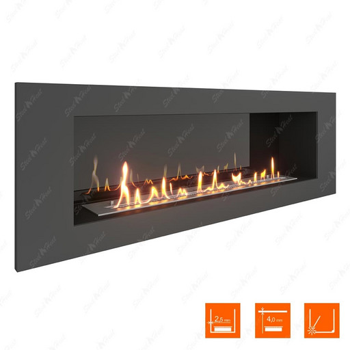Биокамин SteelHeat LONG 1200 XL (Стемалит)