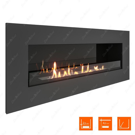 Биокамин SteelHeat GRAND 1200 (Стекло + Стемалит)