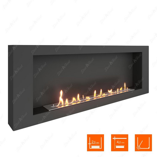 Биокамин SteelHeat WALL 1500 (Стандарт)