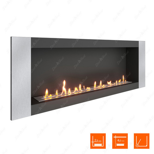 Биокамин SteelHeat LONG-V 1500 XL (Стандарт)