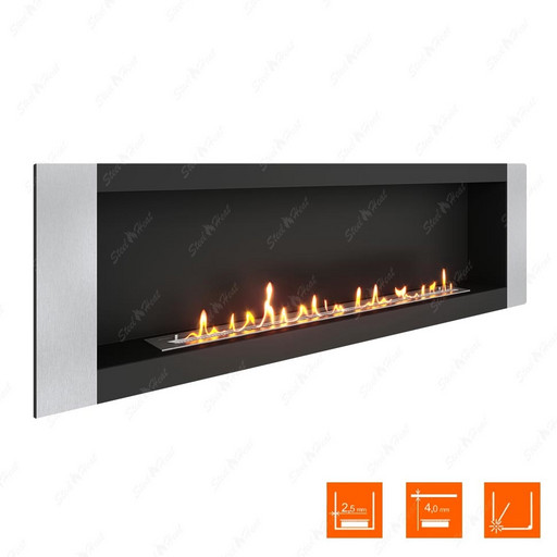 Биокамин SteelHeat LONG-V 1800 (Стандарт)