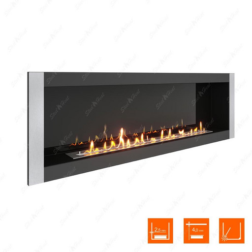 Биокамин SteelHeat ONE-V 1700 (Стемалит)