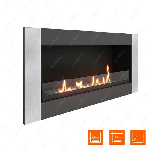 Биокамин SteelHeat ONE-V 800 (Стекло)