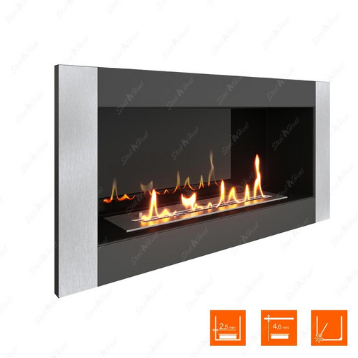 Биокамин SteelHeat ONE-V 800 (Стемалит)