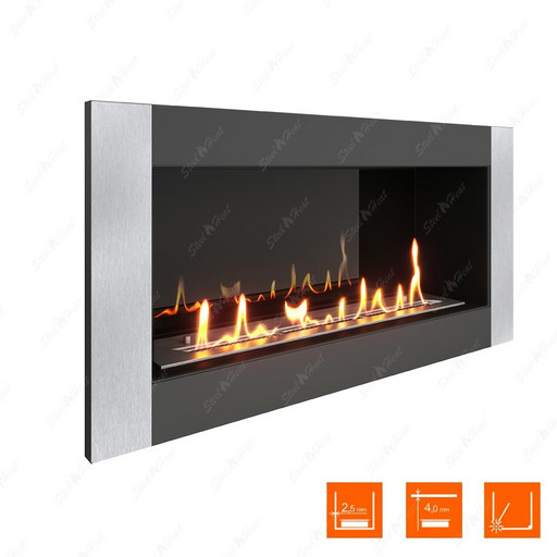 Биокамин SteelHeat ONE-V 800 XL (Стемалит)