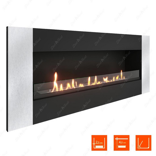 Биокамин SteelHeat GRAND-V 1200 XL (Стекло)