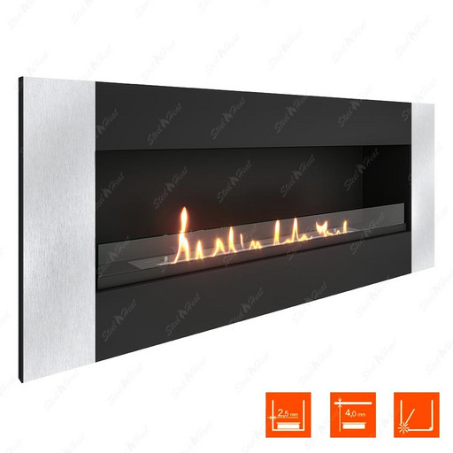 Биокамин SteelHeat GRAND-V 1200 (Стекло)