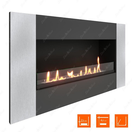 Биокамин SteelHeat GRAND-V 900 XL (Стекло)