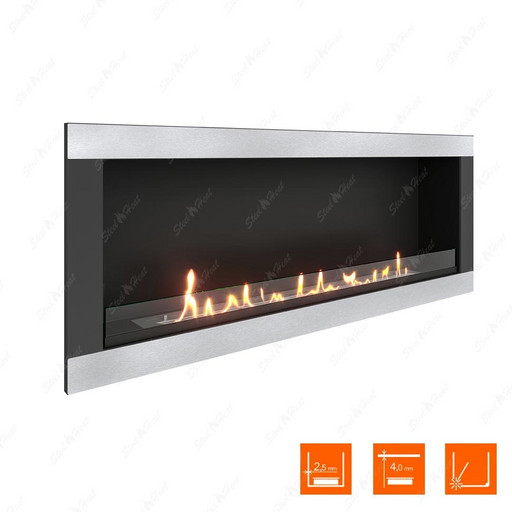 Биокамин SteelHeat ONE-H 1400 (Стекло)