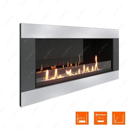 Биокамин SteelHeat ONE-H 800 XL (Стекло + Стемалит)