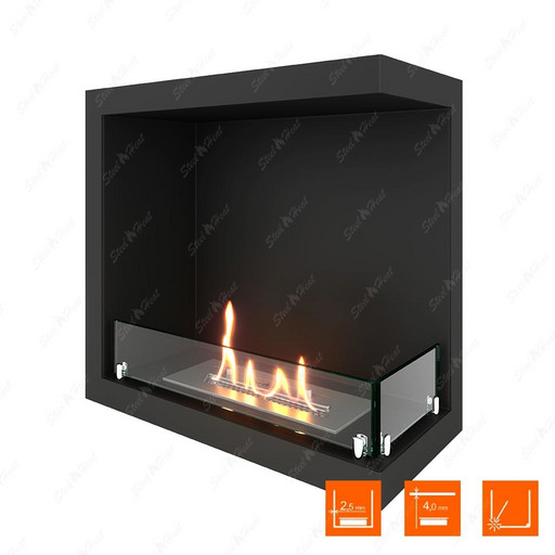 Биокамин угловой SteelHeat Leader 500 правый (Стекло)