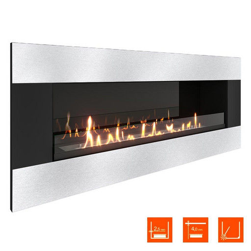 Биокамин SteelHeat GRAND-H 1200 XL (Стекло + Стемалит)