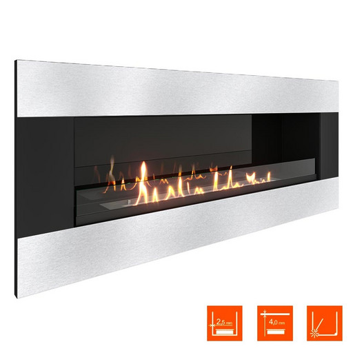 Биокамин SteelHeat GRAND-H 1200 (Стекло + Стемалит)