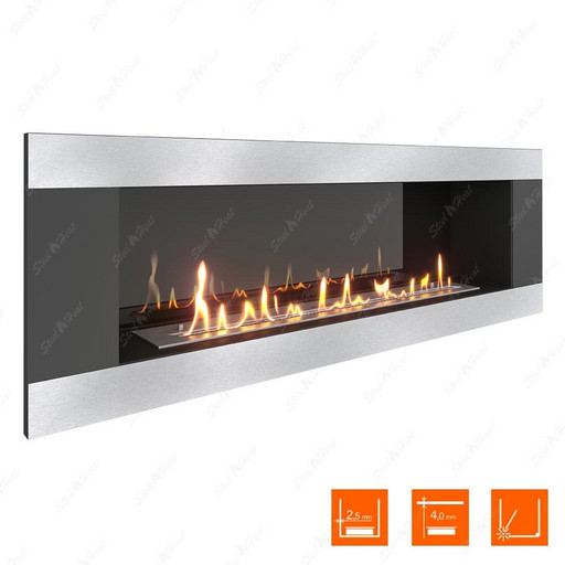 Биокамин SteelHeat LONG-H 1200 XL (Стемалит)