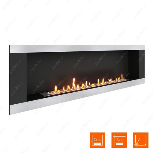 Биокамин SteelHeat LONG-H 1800 (Стандарт)