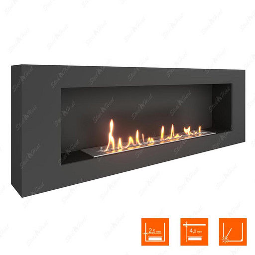 Биокамин SteelHeat WALL 1200 (Стандарт)