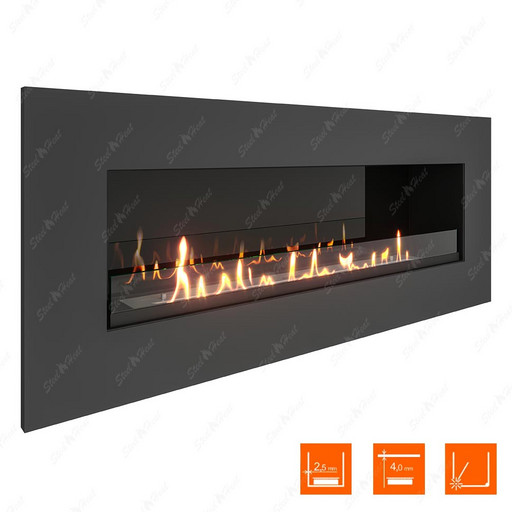 Биокамин SteelHeat GRAND 1200 XL (Стекло + Стемалит)