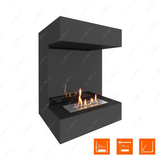 Биокамин фронтальный SteelHeat GRAND 600 (Стемалит)