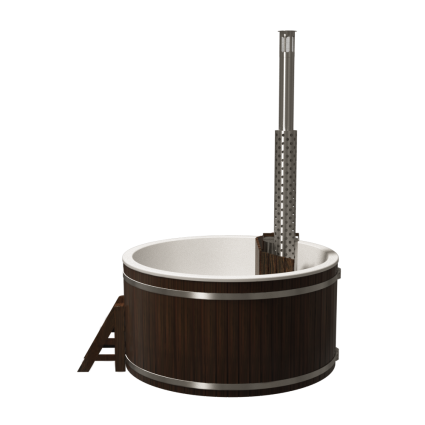 Купель круглая PolarSpa Премиум KFP220SM Сосна мореная