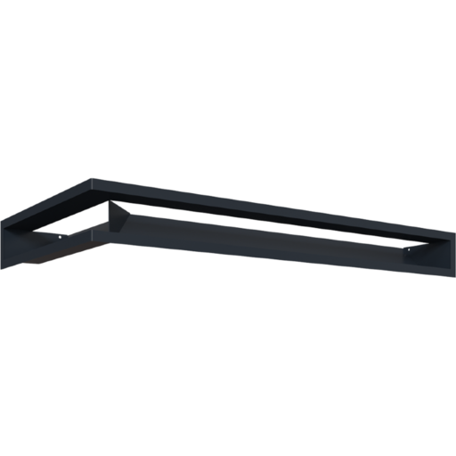 Люфт угловая 9/40/80см правая графит