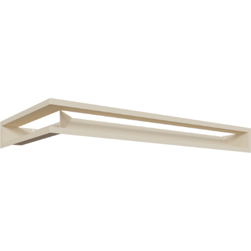 Люфт угловая 9/40/80 см правая бежевая