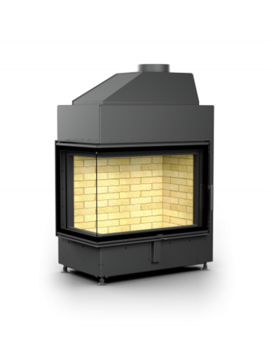 Каминная топка АСТОВ (П2C 800) 2 стекла