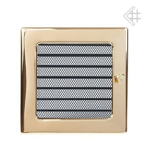 17х17 полированная латунь с жалюзи