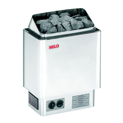 Электрокаменка НELO CUP 45 STJ Steel - корпус нержавеющая сталь (встроенный пульт)