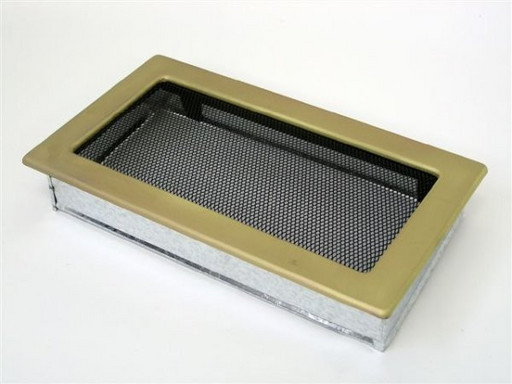 Вентиляционная решетка 17х30 гальваника под золото