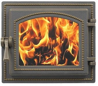 ДВЕРЬ ВЕЗУВИЙ 260 СТЕКЛО (БРОНЗА)