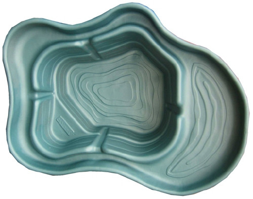 Пруд садовый декоративный цветной 500 литров 185*140*50 см