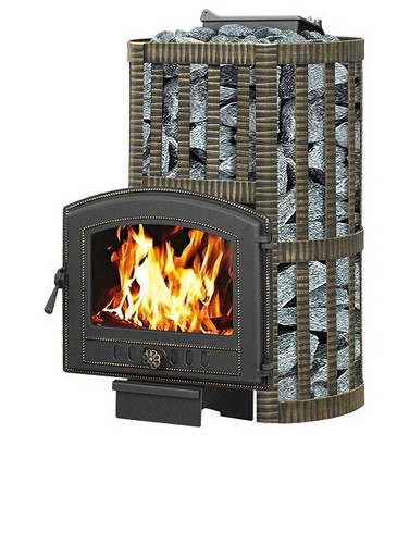 Чугунная банная печь Ураган Ковка 16 (224)