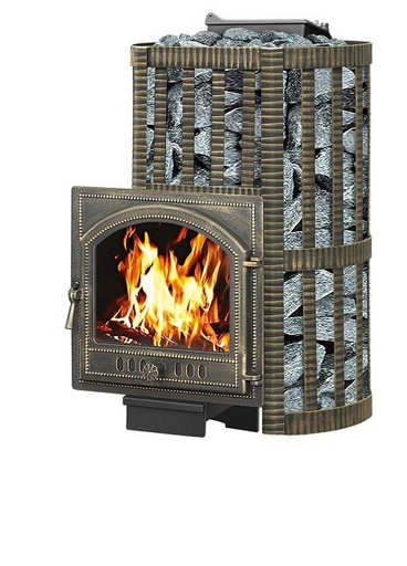 Чугунная банная печь Ураган Ковка 16 (205)