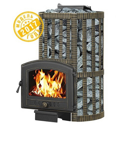 Чугунная банная печь Ураган Ковка 22 (224)