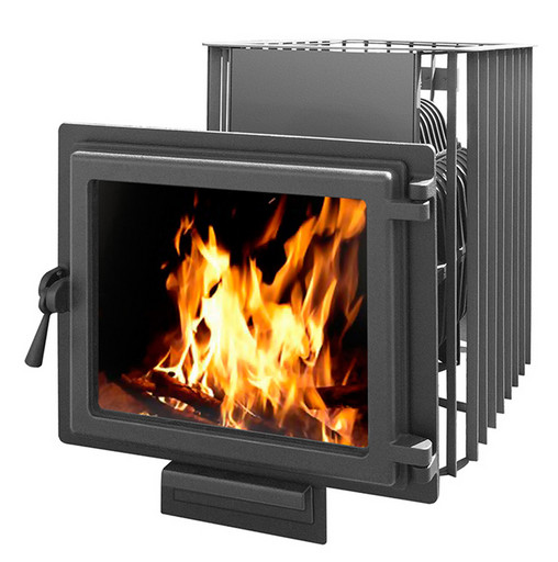 Банная чугунная печь Этна Магма18 (Панорама)