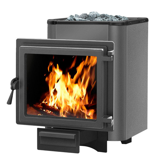 Банная чугунная печь Этна Кратер18 (Панорама)