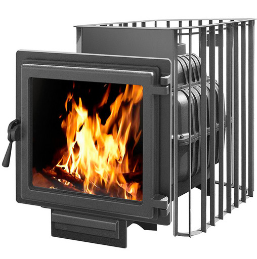 Банная чугунная печь Этна Магма 24 (Панорама)